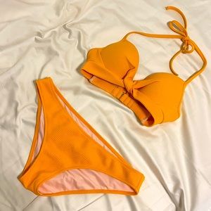 ⭐️Shade & Shore Mustard colored bikini